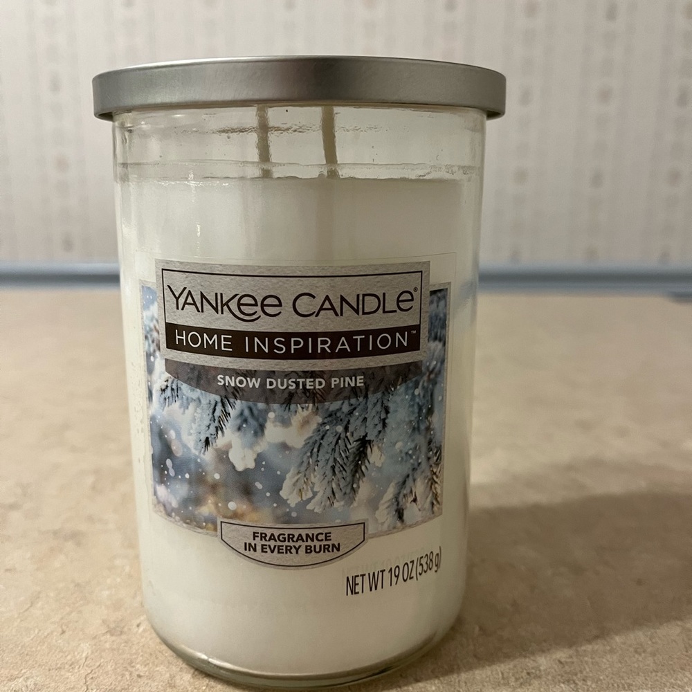 Snow Dusted Pine Candle